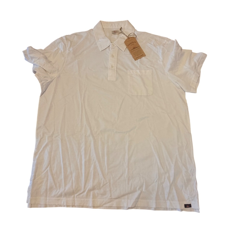 Faherty White Men’s Polo Shirt